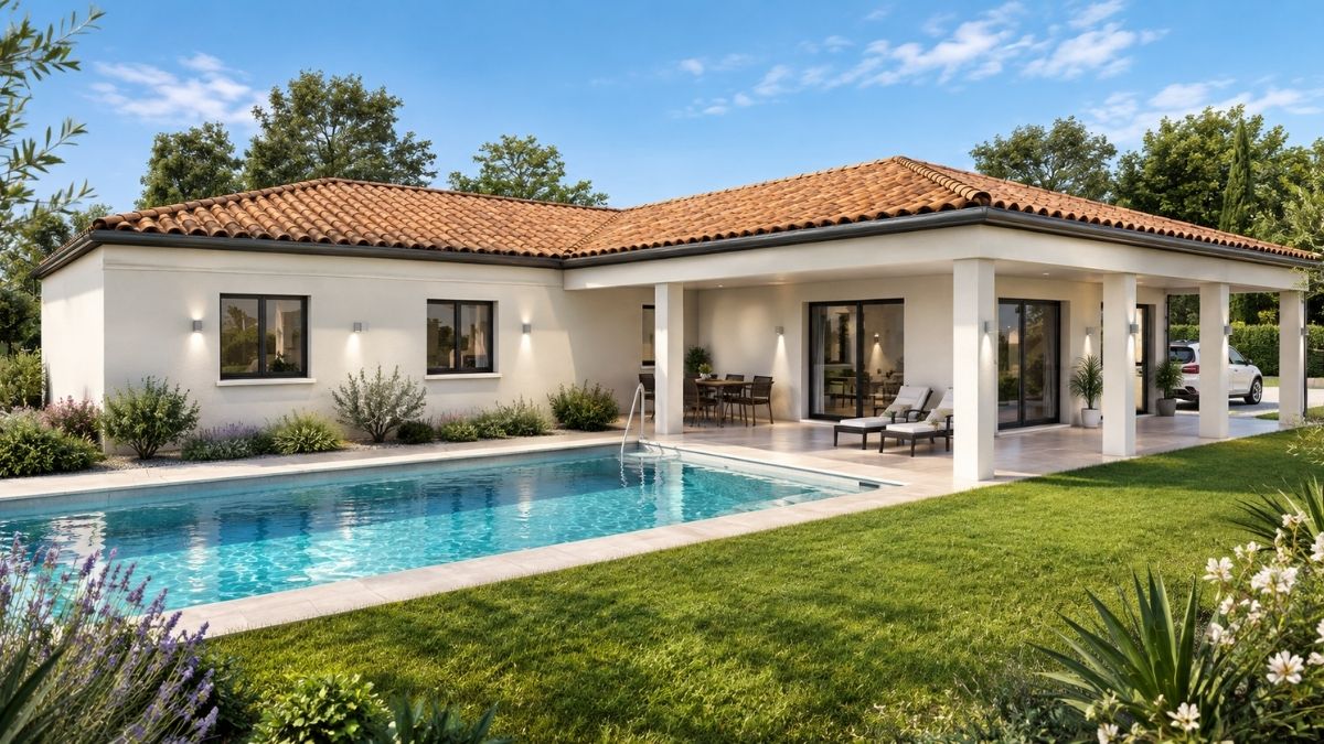 Maison méditerranéenne avec piscine dans le Var